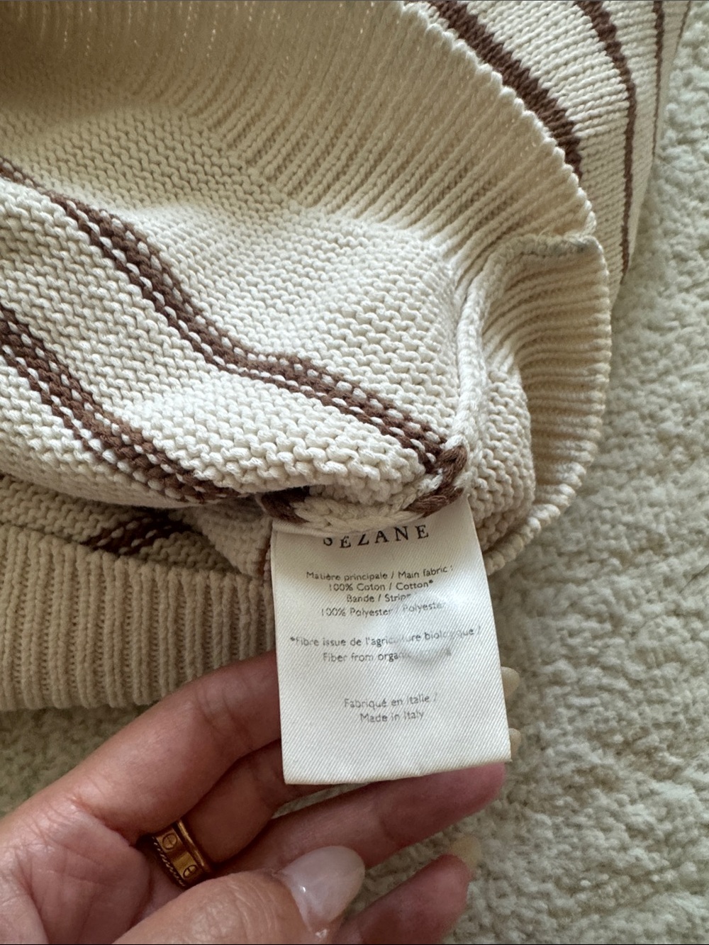 Sezane Ecru Leontine Jumper - Picture 3 of 4